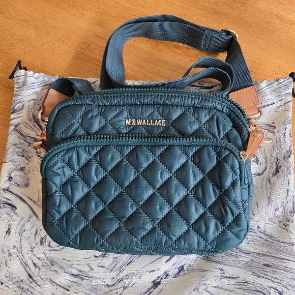 MZ Wallace Emerald Small Metro Camera Bag - Picture 1 of 3